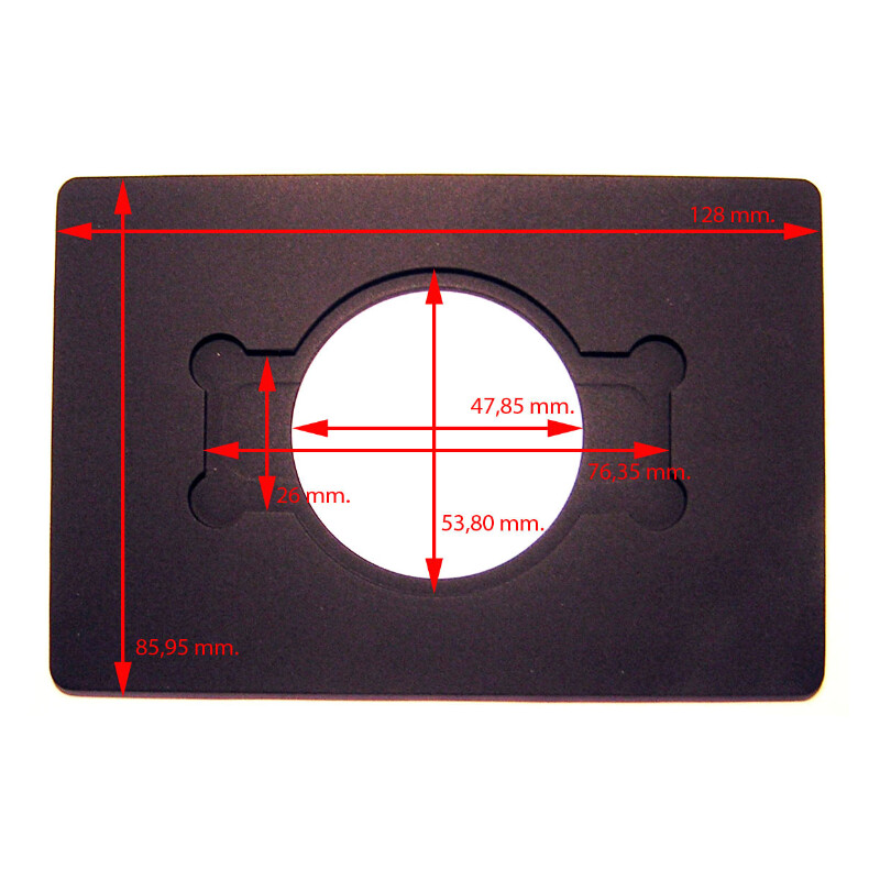 Motic Houder petrischaal Ø: 54mm, met voorwerphouder van 26x76mm (AE2000)