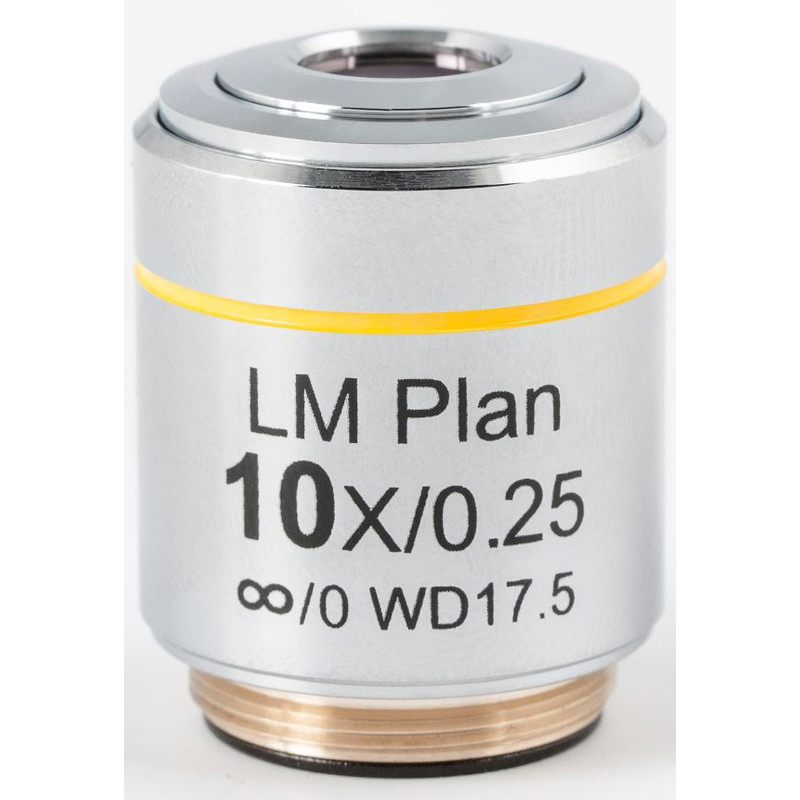 Motic Objectief LM PL, CCIS, LM, plan, achro, 10X/0.3, w.d.17.5mm (AE2000 MET)