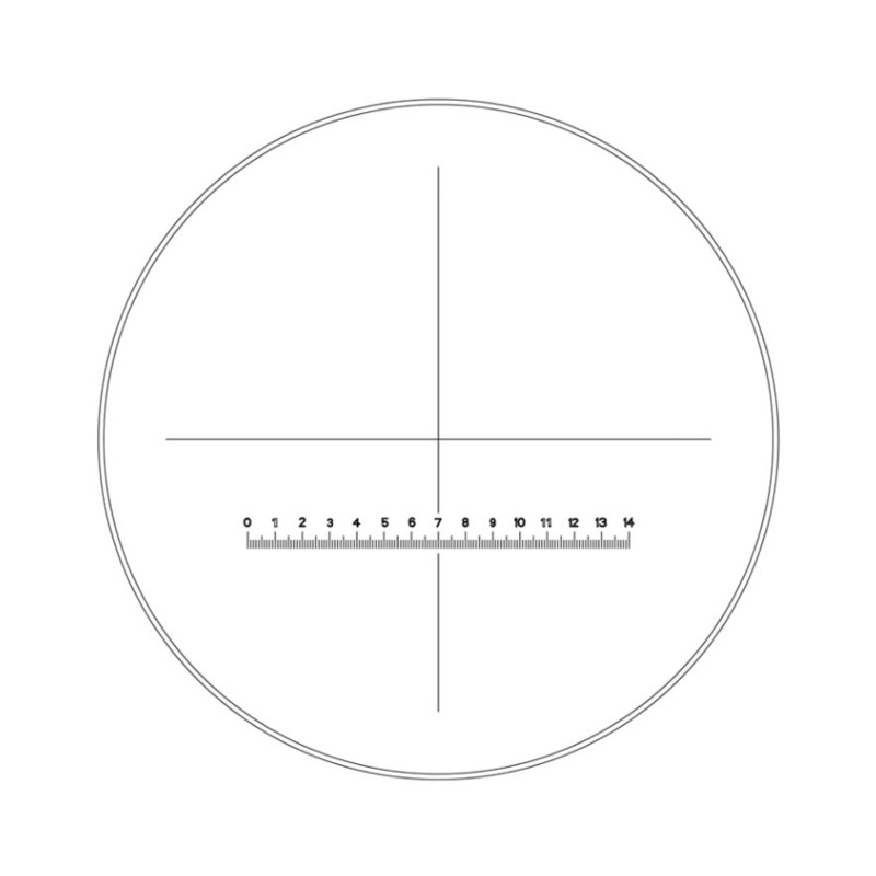 Motic oculare micrometrico WF10X/20 mm, 14 mm/140, mirino (SMZ-140)