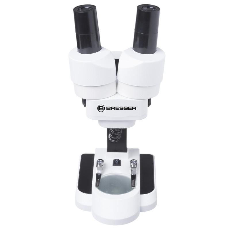 Bresser Junior Microscopio con luz incidente y transmitida, 50x