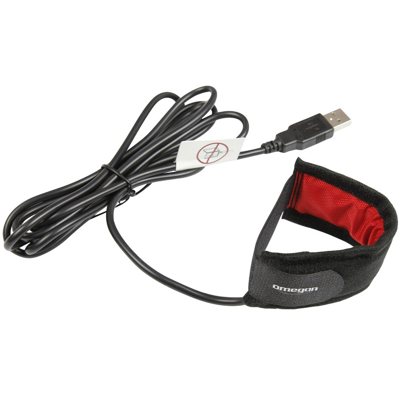 Omegon Heater strap FogFree USB 11cm