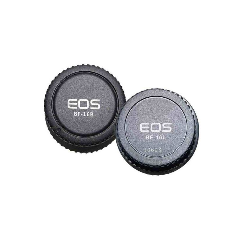 Pixel Guardapolvos Lens Rear Cap BF-16L + Body Cap BF-16B for Canon