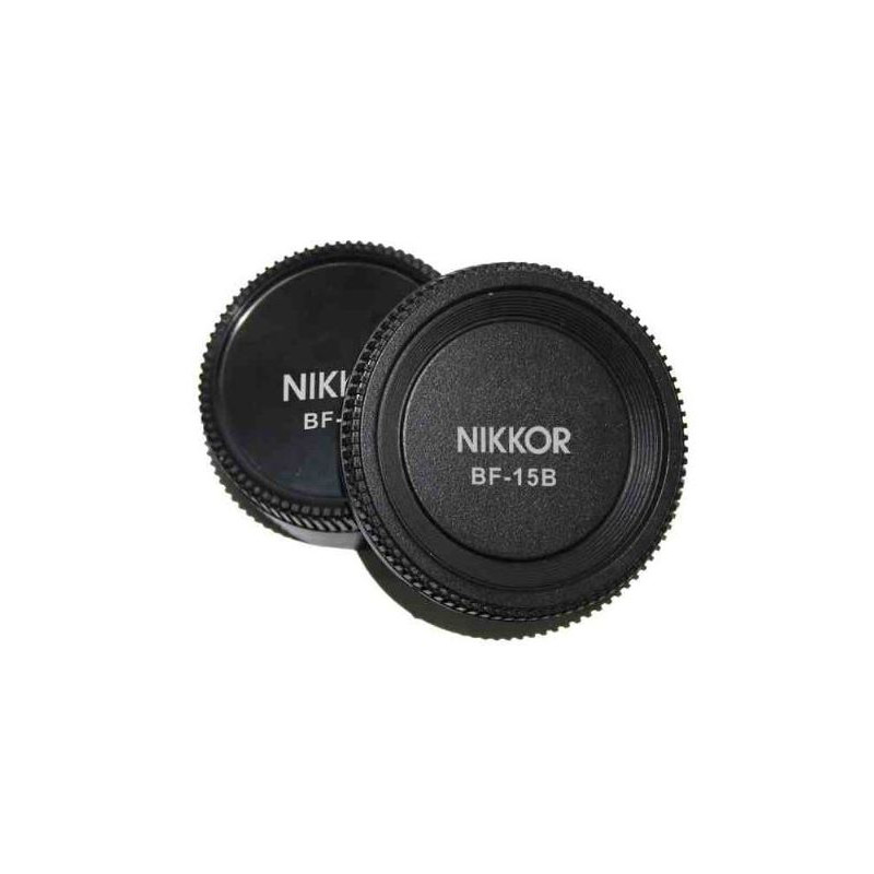 Pixel Dust covers Lens Rear Cap BF-15L + Body Cap BF-15B for Nikon