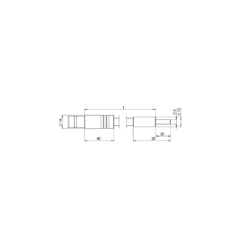 StarLight Opto-Electronics GLF1-1000-11.0, 1-arm, arm length 1000 mm, active diameter 11.0 mm