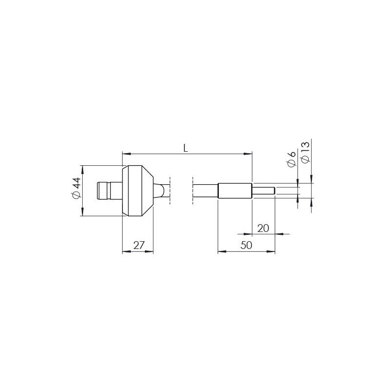 StarLight Opto-Electronics GLS1-600-4.5, 1-arm, arm length 600 mm, active diameter 4.5 mm