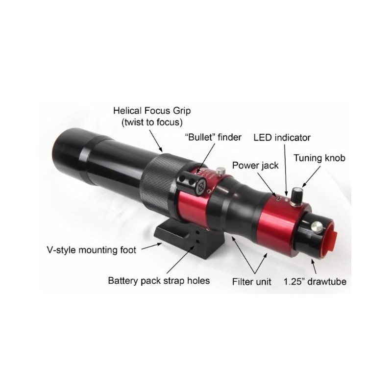 DayStar Telescopio Solare ST 60/930 SolarScout SS60-ds H-Alpha OTA