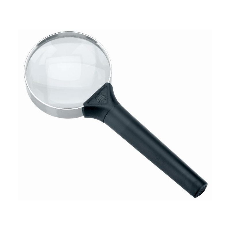 Schweizer Magnifying glass Basic-Line CLASSIC hand-held magnifier, 12D/4x/Ø65mm, biconvex