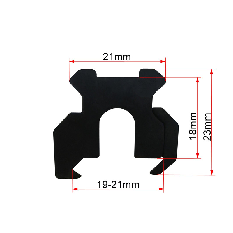 Seben Montura Riel 21mm Weaver Picatinny Prolongación Elevación Visor Caza RSM05