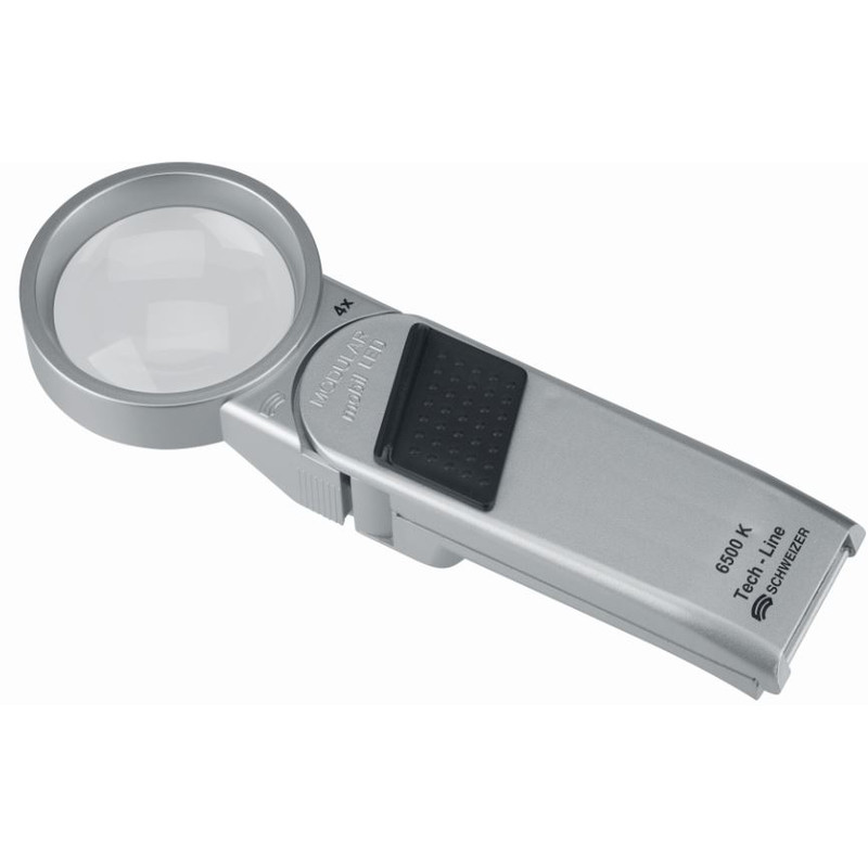 Schweizer magnifying glass Tech-Line MODULAR 4x/Ø55mm, aspheric, 6500K