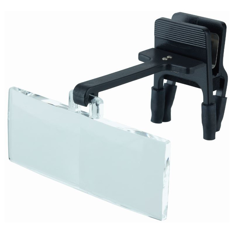 Schweizer Lente d`Ingrandimento Basic-Line RIDO-CLIP mit Linsenteil, 2,35x/5,5D, 180mm w.d.