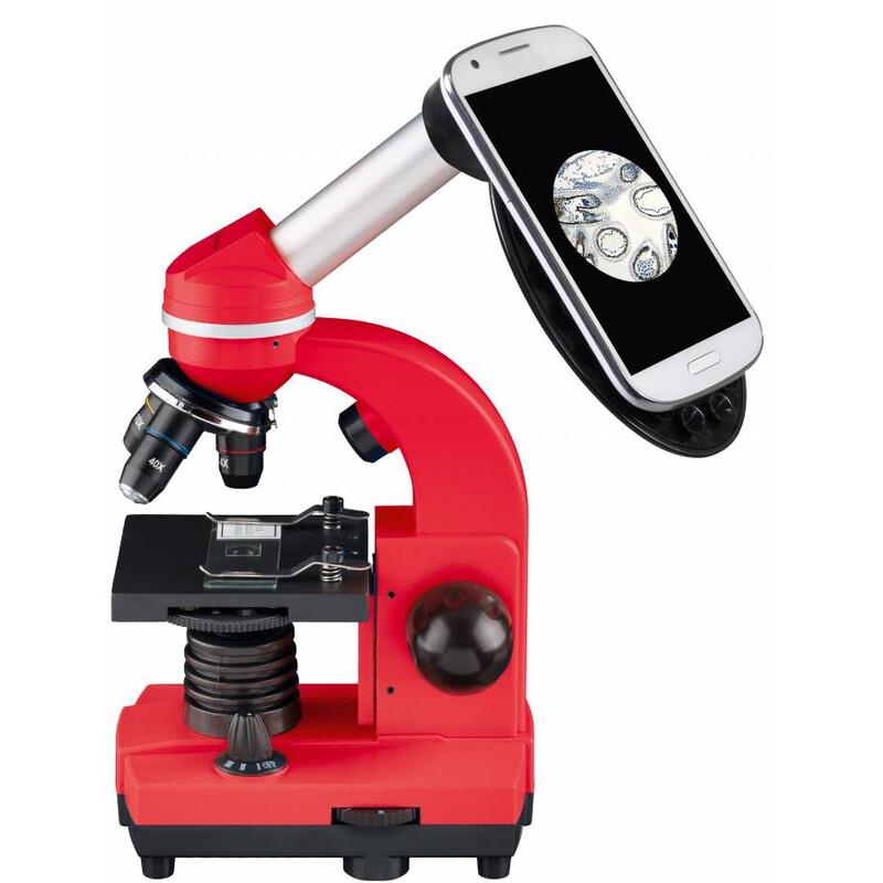 Bresser Junior Microscopio Biolux SEL rojo