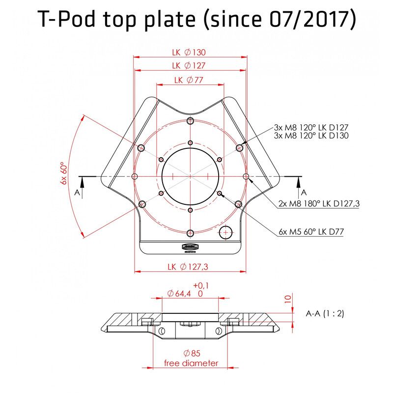 Avalon Statief T-Pod 130