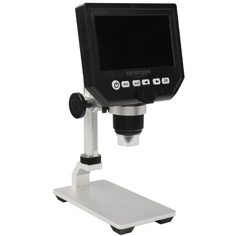 Omegon Microscopio DigiStar de , 1x-600x, LCD de 4,3''