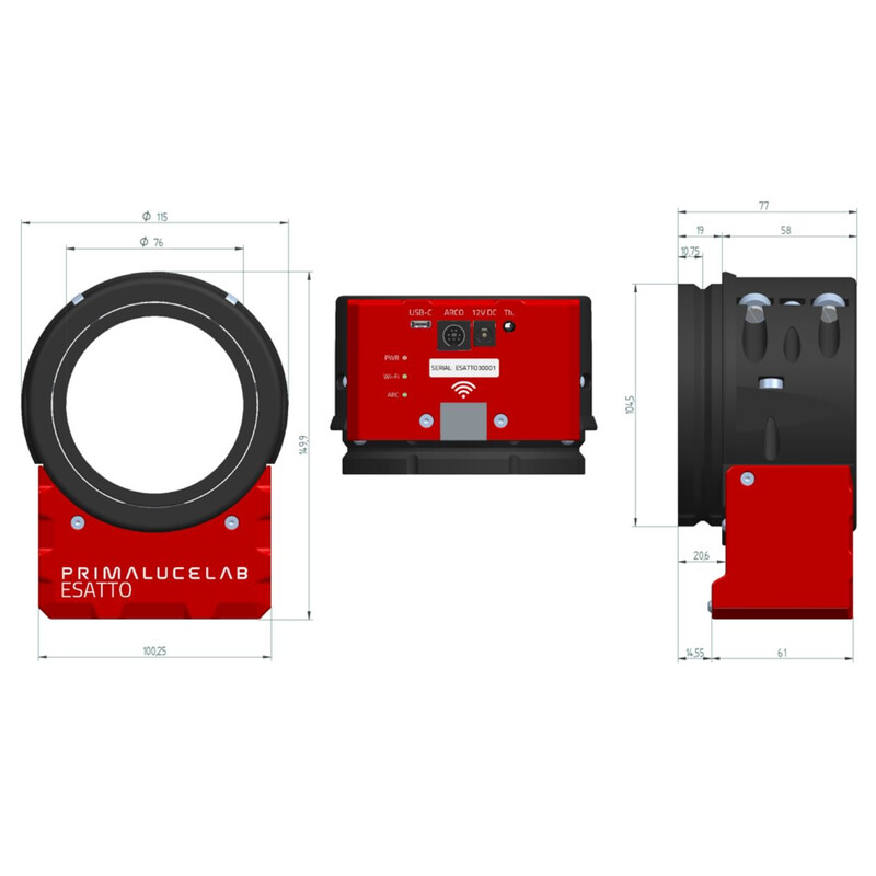 PrimaLuceLab ESATTO 3" Robotic Microfocuser