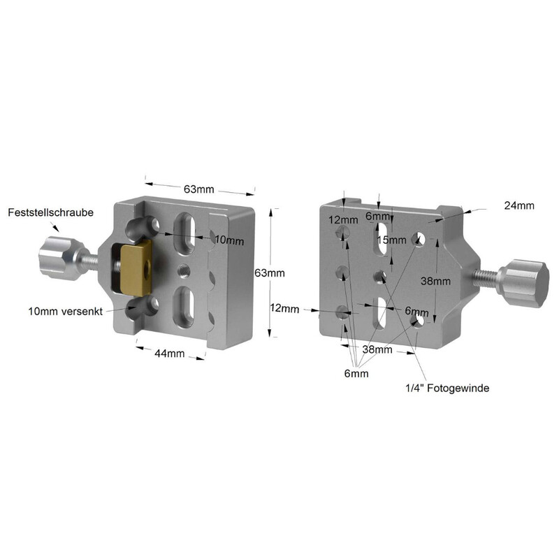 TS Optics Premium Vixen-Style Prism clamp