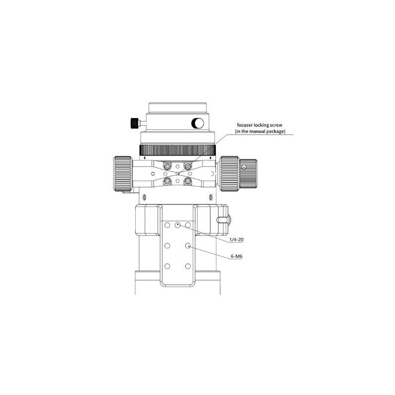 Sharpstar Refractor apocromático AP 61/270 EDPH III OTA