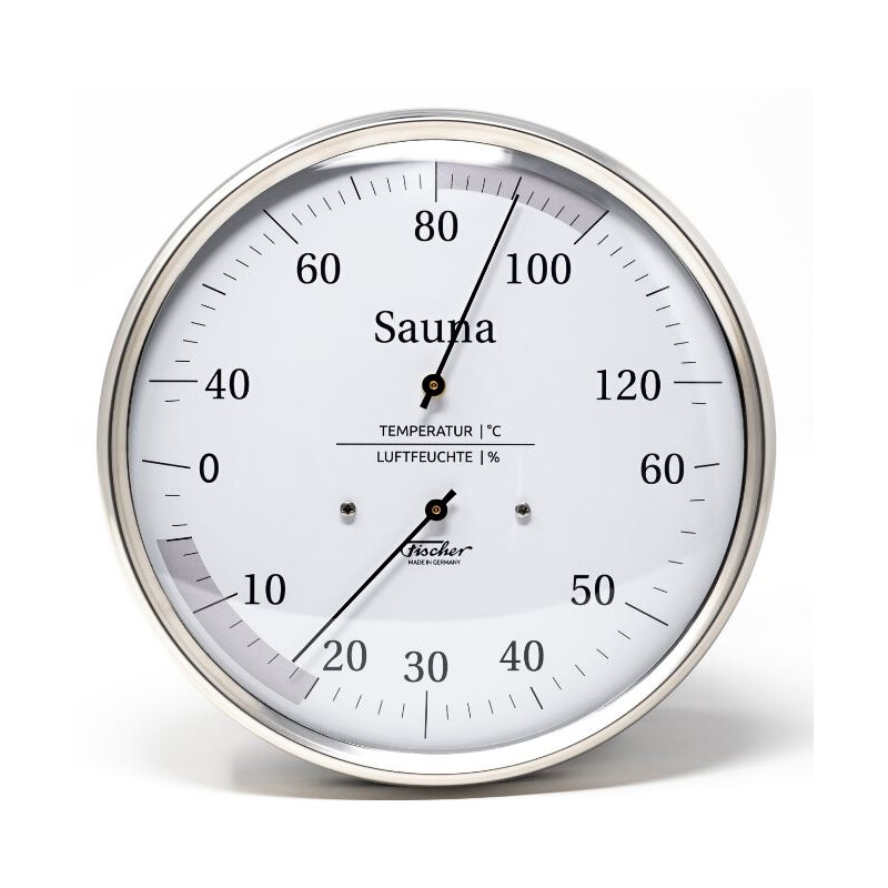 Fischer Stazione meteo Sauna-Thermohygrometer 130 mm