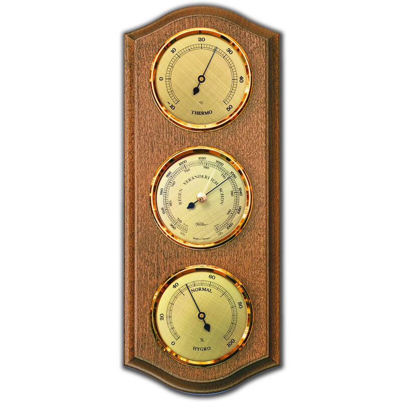 Fischer Weather station Ø 63 mm Rustic oak colour