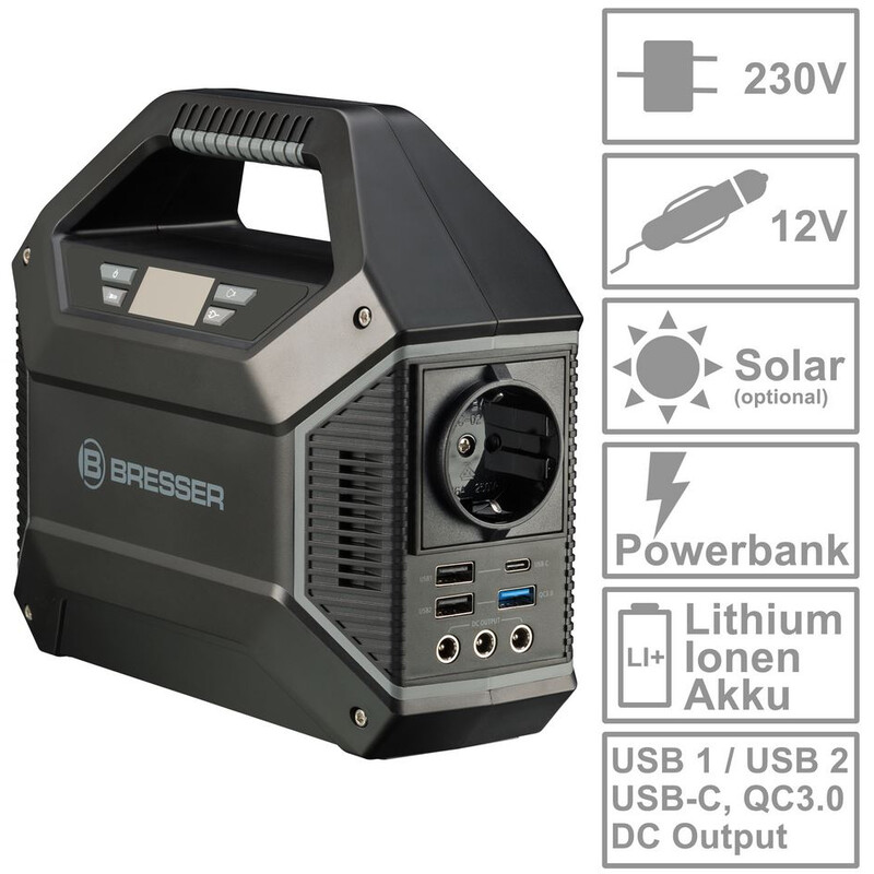 Bresser Mobile Power Station 100 Watt + Solar Charger 40 Watt