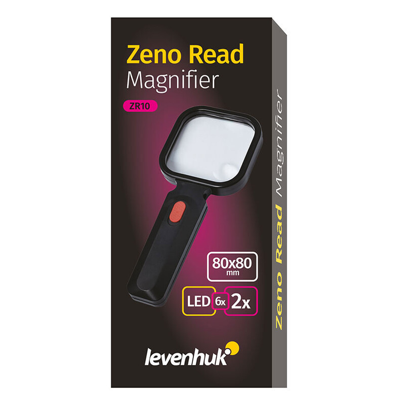 Levenhuk Vergrootglazen Zeno Read ZR10 Black