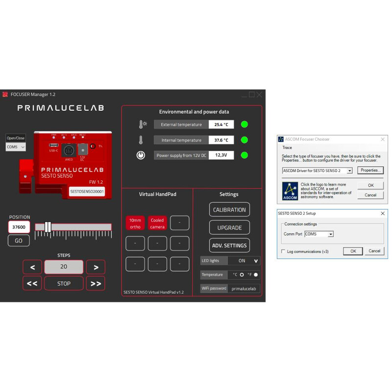 PrimaLuceLab SESTO SENSO 2 robotic focusmotor