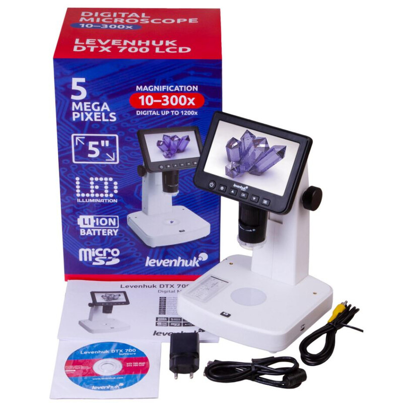 Levenhuk Microscope DTX 700 LCD 10-300x 5MP LED