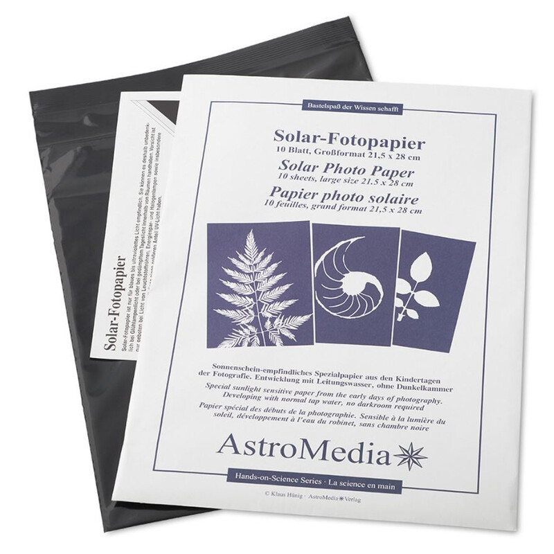 AstroMedia Kit The solar photo paper 21.5 x 28 cm