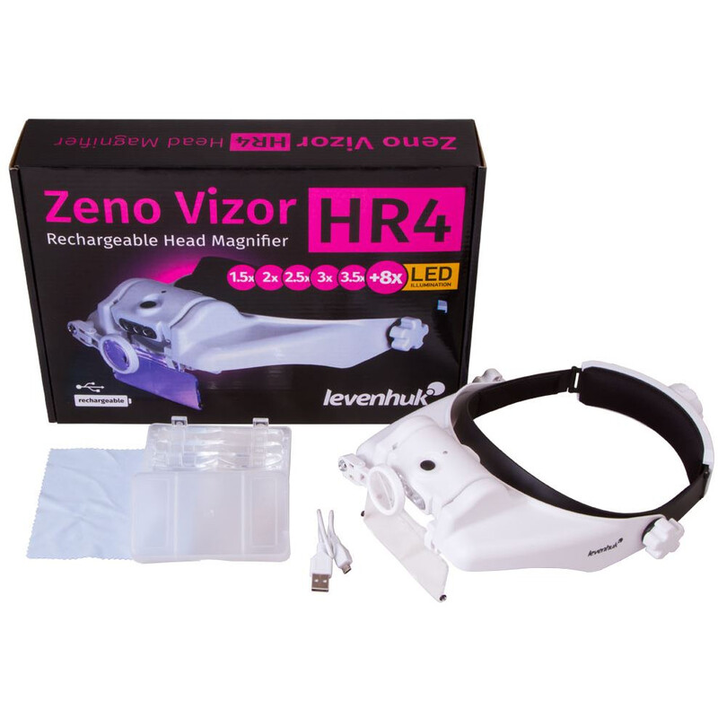 Levenhuk Vergrootglazen Zeno Vizor HR4 rechargeable