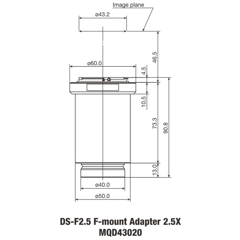 Nikon DS-F2.5 F-Mount Adaptors 2.5x DS Series