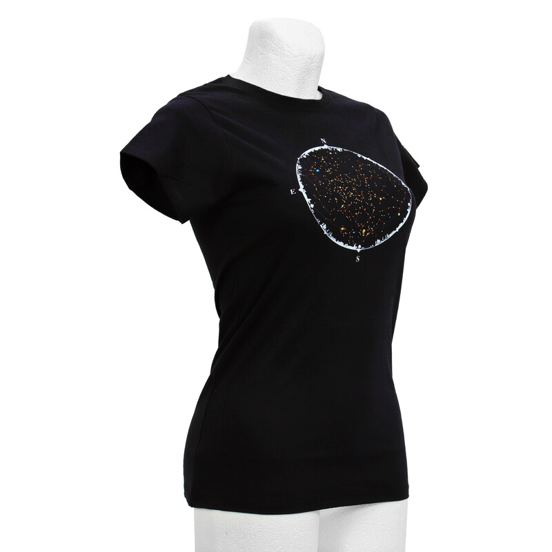 Omegon T-shirt sterrenkaart, voor vrouwen, maat 2XL