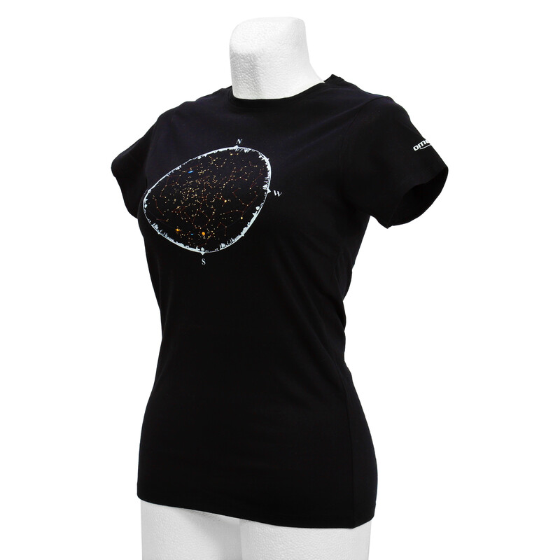 Omegon T-shirt sterrenkaart, voor vrouwen, maat 2XL