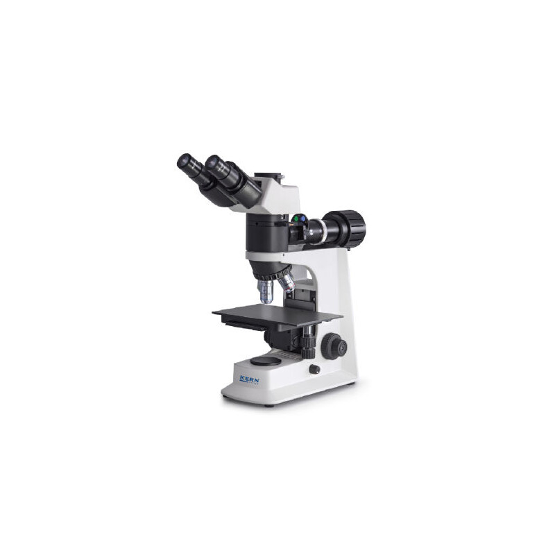 Kern Microscope OKM 172, MET, POL, bino, Inf, planachro, 50x-400x, Incident light, HAL, 30W