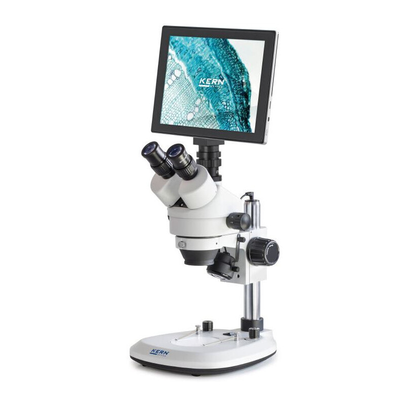 Kern Microscope OZL 464C241, Greenough, Column, 7-45x, 10x/20, Reflected light, 3W LED, Camera 5MP, USB, USB 2.0, HDMI, WiFi, Tablet