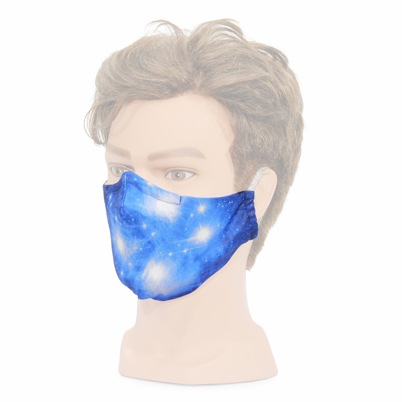 Masketo mondmasker, wit met astromotief "Plejaden", 1 stuk