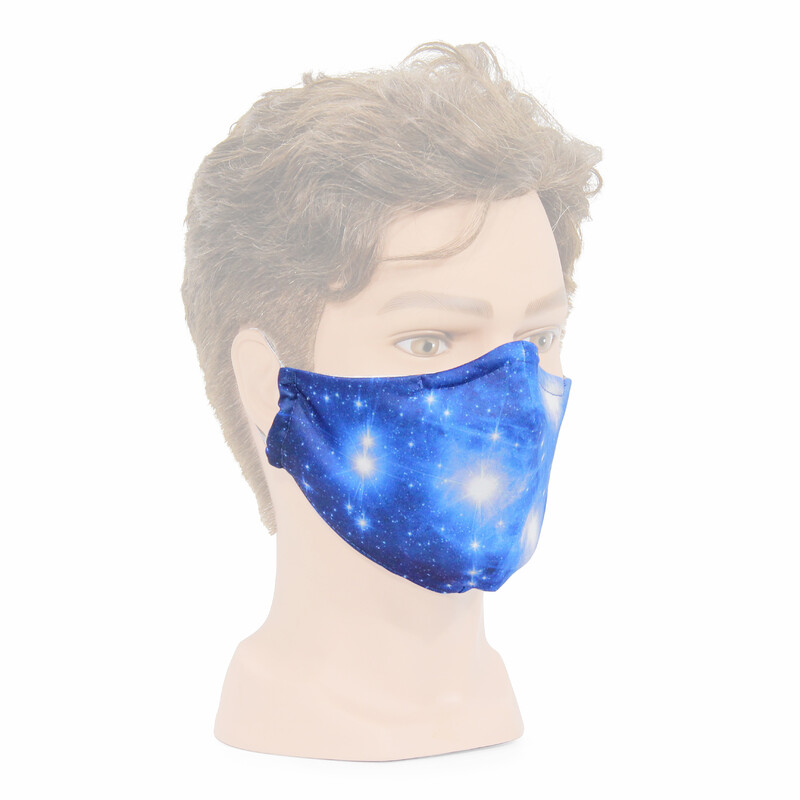 Masketo mondmasker, wit met astromotief "Plejaden", 1 stuk