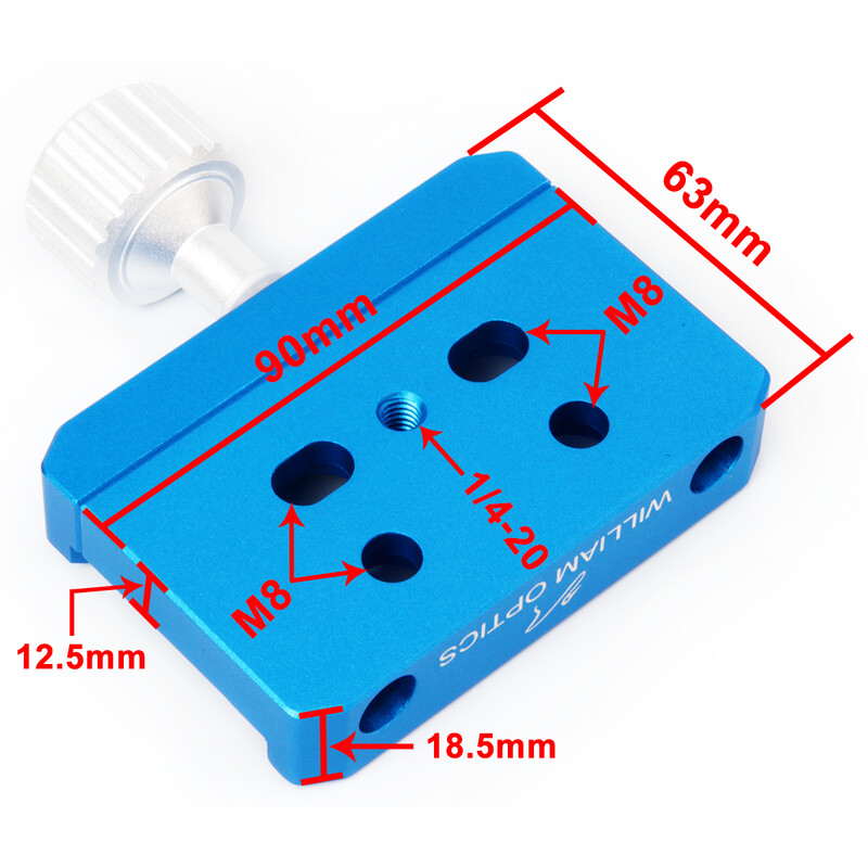 William Optics Prism clamp Vixen-Style 90mm