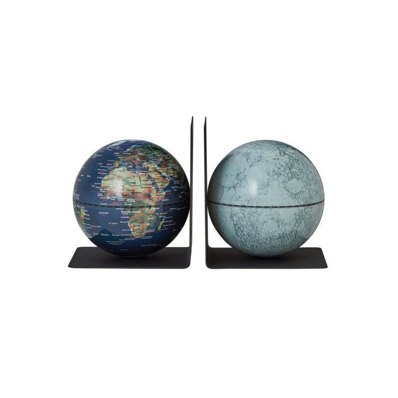 TROIKA Globus BookGlobe Earth Moon 13cm