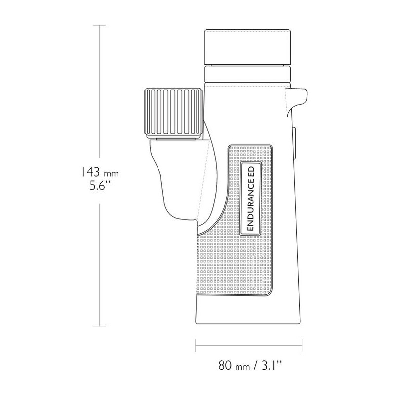 HAWKE Monoculair Endurance ED 10x42 mono