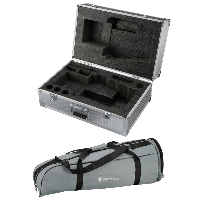 Bresser Casse da trasporto MCX102/127 Deluxe con borsa per treppiede