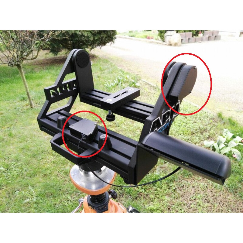 APM Fork mount for large binoculars with AMT encoder