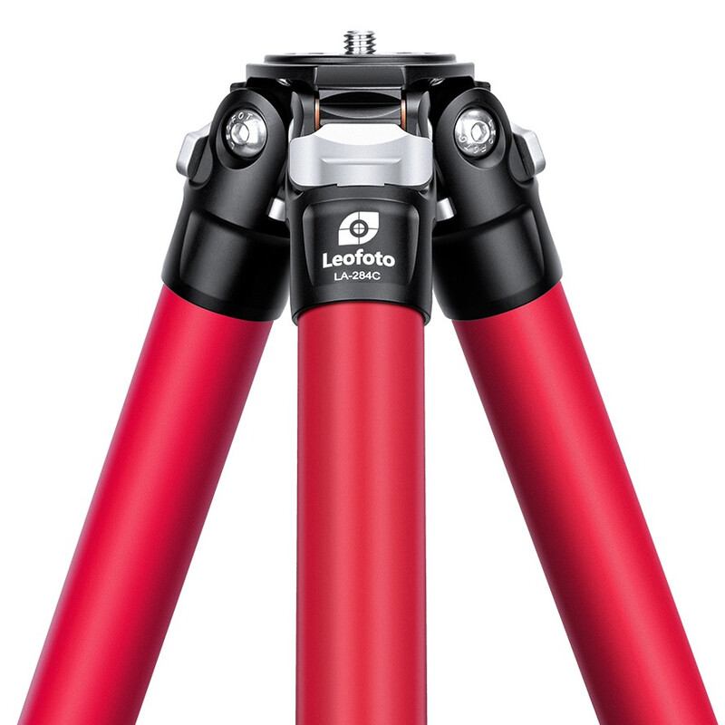 Leofoto Carbon tripod LA-284C Athena Red + Ballhead LH-30