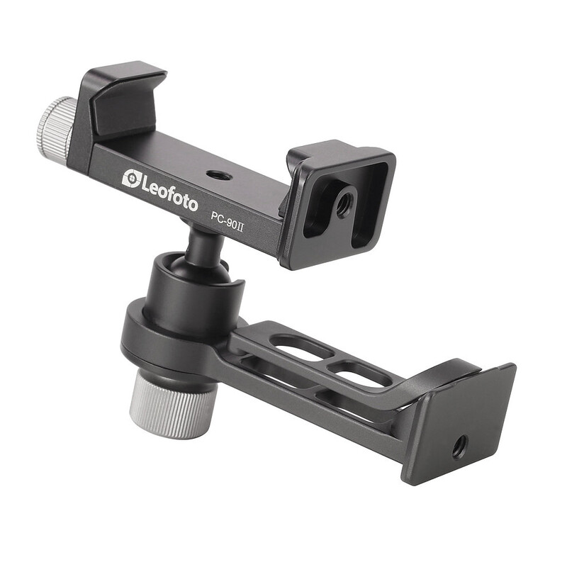 Leofoto Mounting Standfuß PS-1 mit Kugelgelenk + Smartphone-Halterung PC-90II