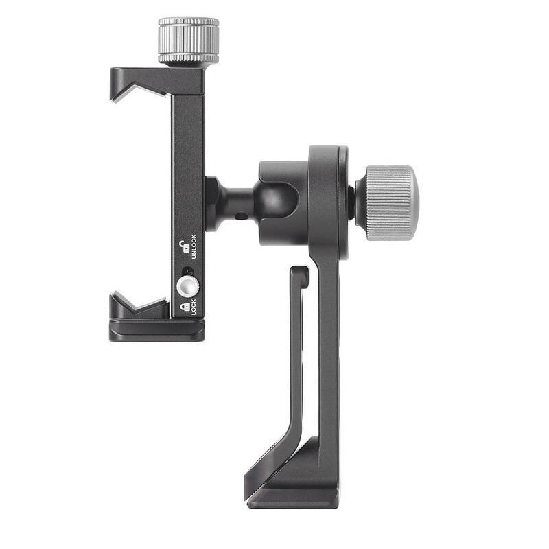 Leofoto Mounting Standfuß PS-1 mit Kugelgelenk + Smartphone-Halterung PC-90II