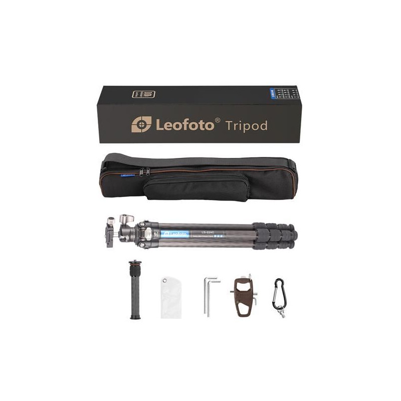 Leofoto Carbon tripod LS-224C Ranger + Ballhead LH-25 + kurze