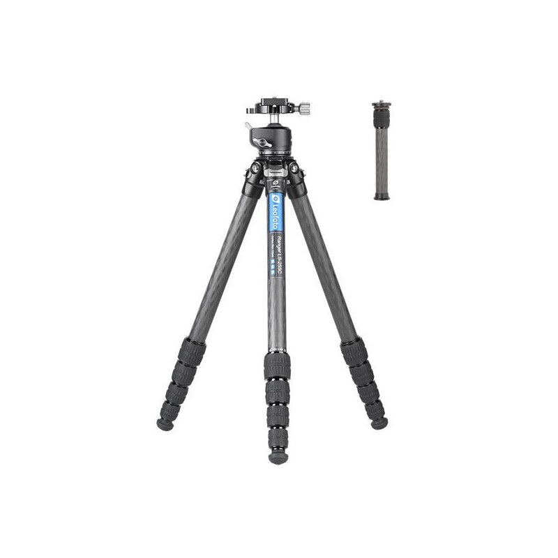 Leofoto Carbon tripod LS-255C Ranger + Ballhead LH-30 + kurze Mittelsäule DC-252C