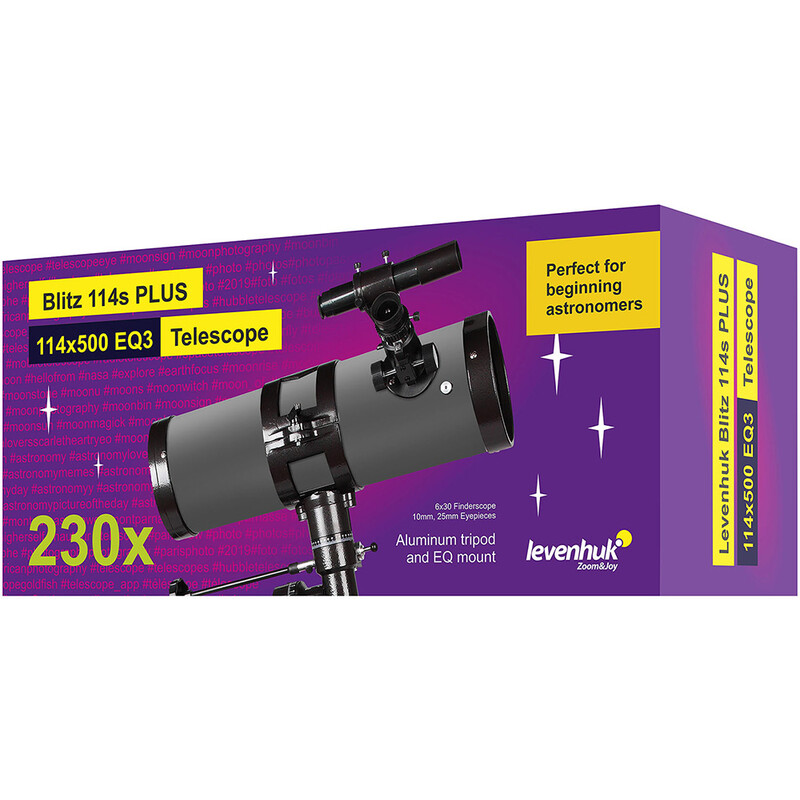 Levenhuk Telescopio N 114/500 Blitz 114s PLUS EQ