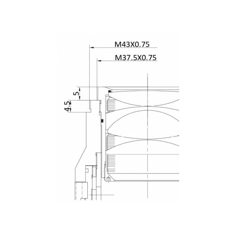 APM Ocular zoom 7,7-15,4mm 67° 1,25"