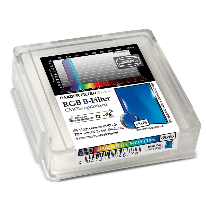 Baader Filtro RGB-B CMOS 65x65mm