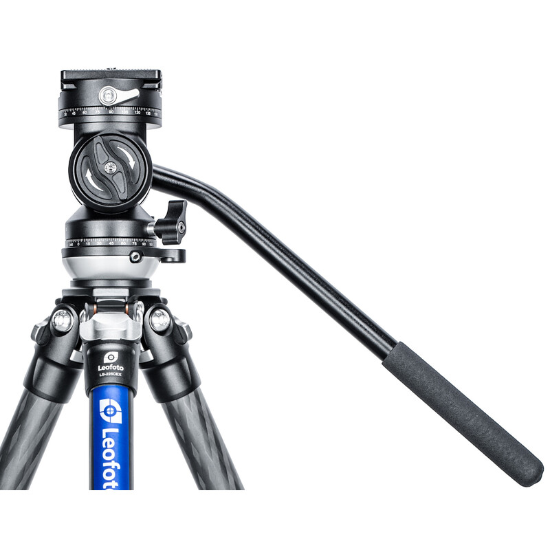 Leofoto Carbon tripod LS-225CEX Ranger mit Nivelliereinrichtung + Videoneiger BV-1R