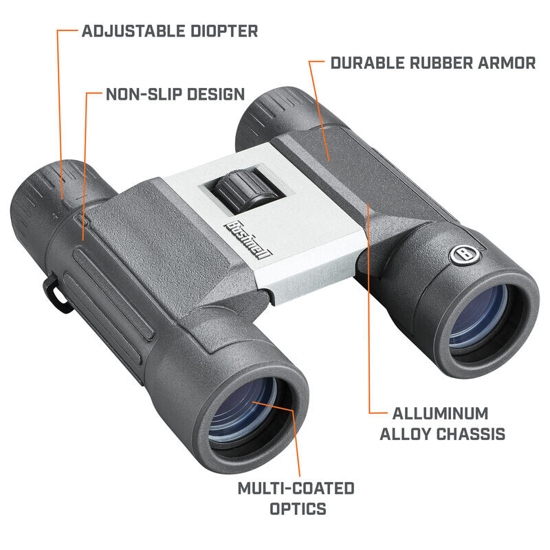 Bushnell Binoculars Powerview 2.0 10x25 Aluminium, MC